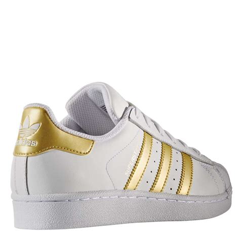 Adidas originals superstar white gold